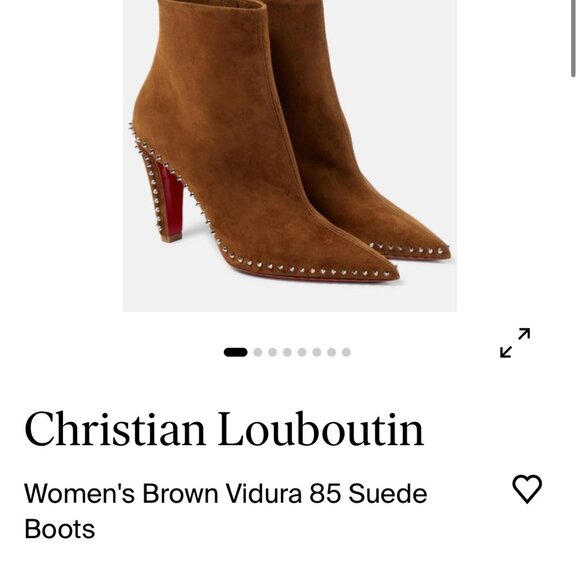 ✨ Christian Louboutin Vidura Booty – Veau Color – Size 38.5 (Never Worn) ✨ - Picture 2 of 3